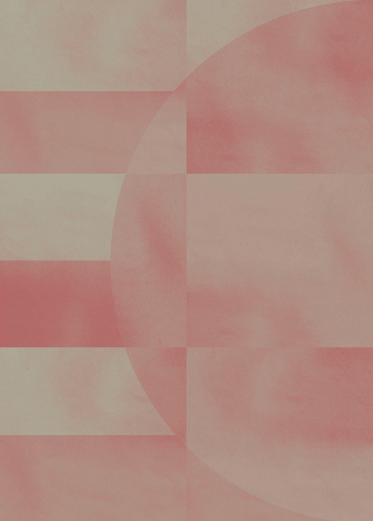 Xora Vliestapete Grün, Rosa 200x280 cm