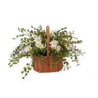 KUNSTBLUME  - Weiß/Braun, LIFESTYLE, Kunststoff/Metall (28cm)