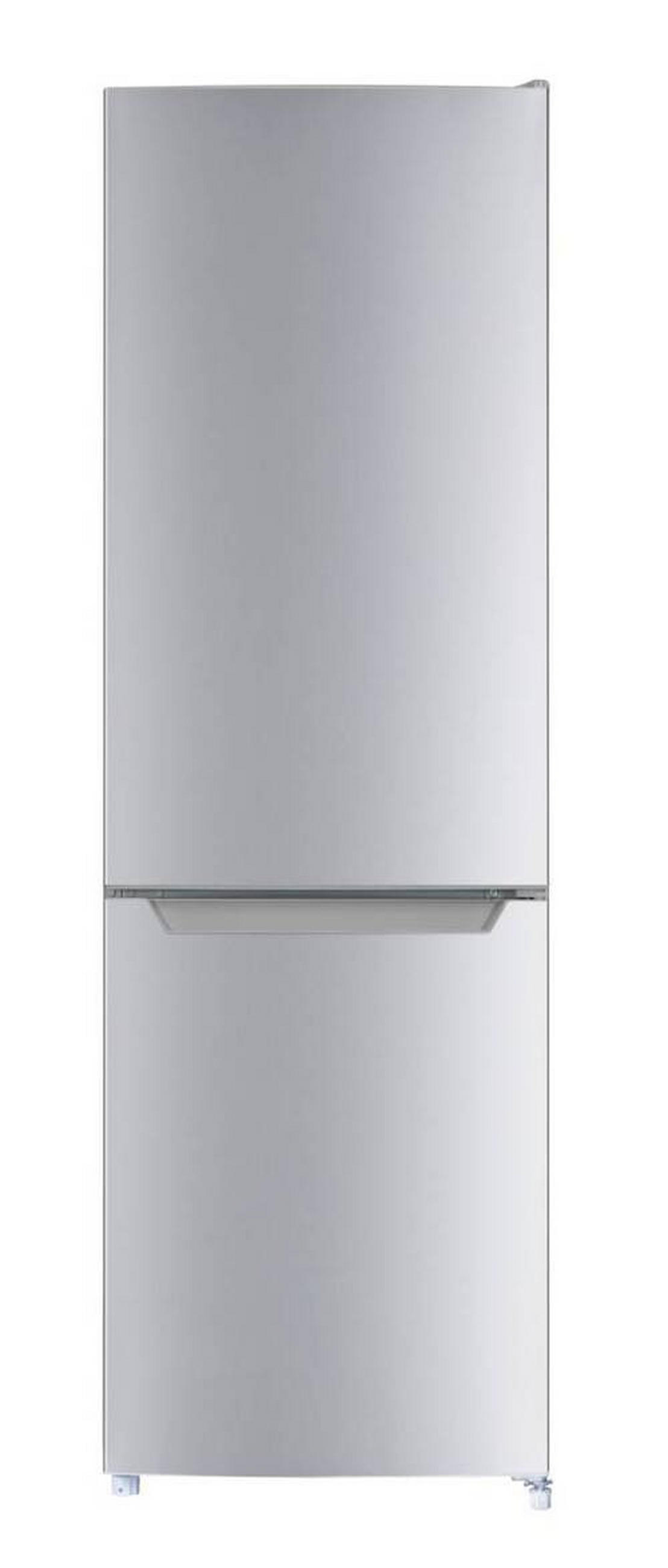 KÜHL-GEFRIER-KOMBINATION KG144SI-37  - Silberfarben, Trend, Glas/Kunststoff (47,4/144/49,5cm) - Respekta