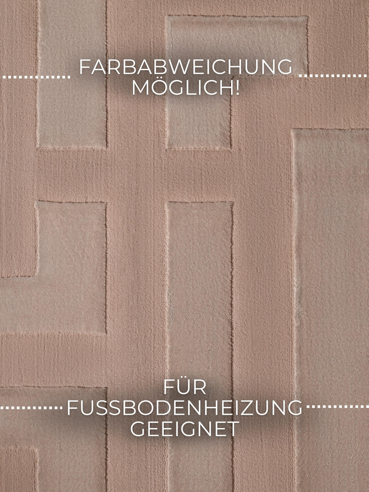 WEBTEPPICH 120/170 cm Perles Creme, Beige  - Beige/Creme, Design, Kunststoff (120/170cm) - Elle Decoration