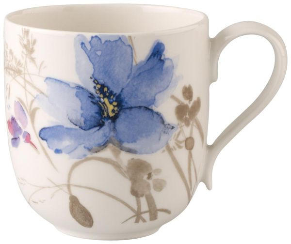 LONČEK ZA KAVO MARIFLEUR GRIS  Mariefleur Gris Basic  350 ml     0,35 l  - bela/večbarvno, Konvencionalno, keramika (0,35l) - Villeroy & Boch