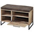 GARDEROBENBANK 79/49/38 cm - Anthrazit/Naturfarben, Trend, Holzwerkstoff/Textil (79/49/38cm) - Voleo GARDEROBENBANK 79/49/38 cm - Anthrazit/Naturfarben, Trend, Holzwerkstoff/Textil (79/49/38cm) - Voleo