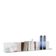 WANDBOARD in 135/23/22 cm Eichefarben, Weiß - Eichefarben/Weiß, KONVENTIONELL, Glas/Holzwerkstoff (135/23/22cm) - XORA
