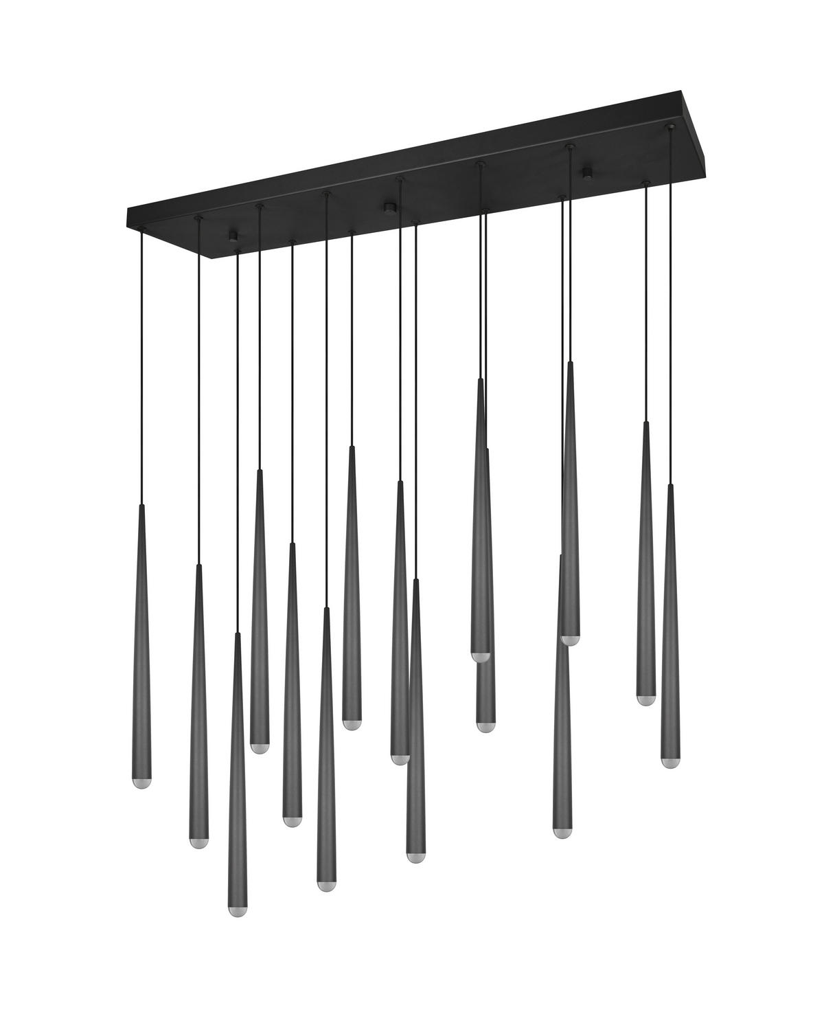 LED-HÄNGELEUCHTE 100/20/150 cm    - Schwarz, Design, Metall (100/20/150cm) - Trio Leuchten