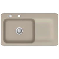 SPÜLE Juna 90 / 50150223  - Fango, Basics, Keramik (90/20/51cm) - Systemceram