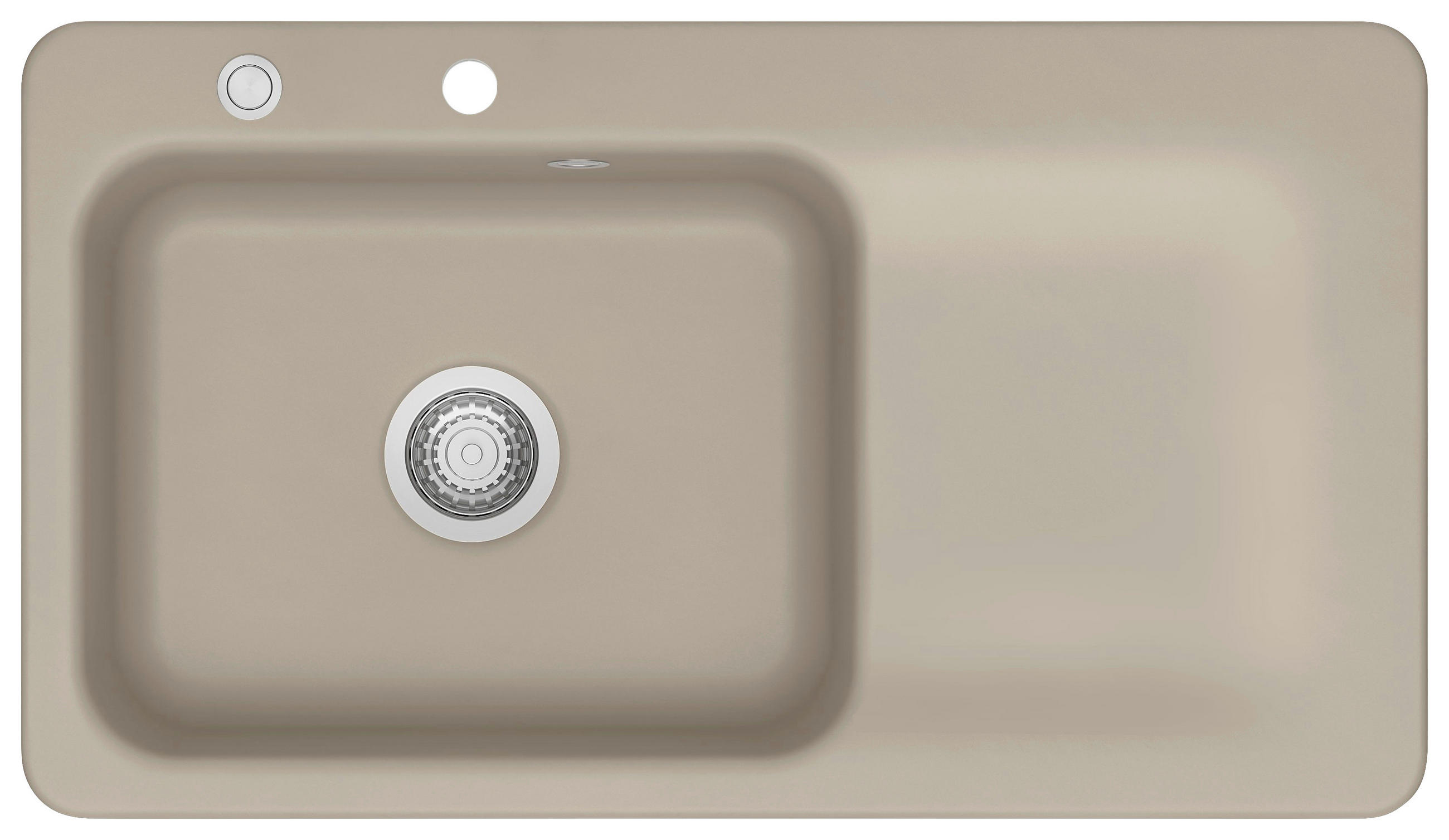 Systemceram Spüle Juna 90 Fango 90x20x51 cm