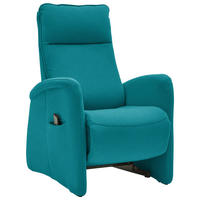 FERNSEHSESSEL Chenille Petrol  - Petrol, Konventionell, Textil (79/114/87-176cm) - Valdera