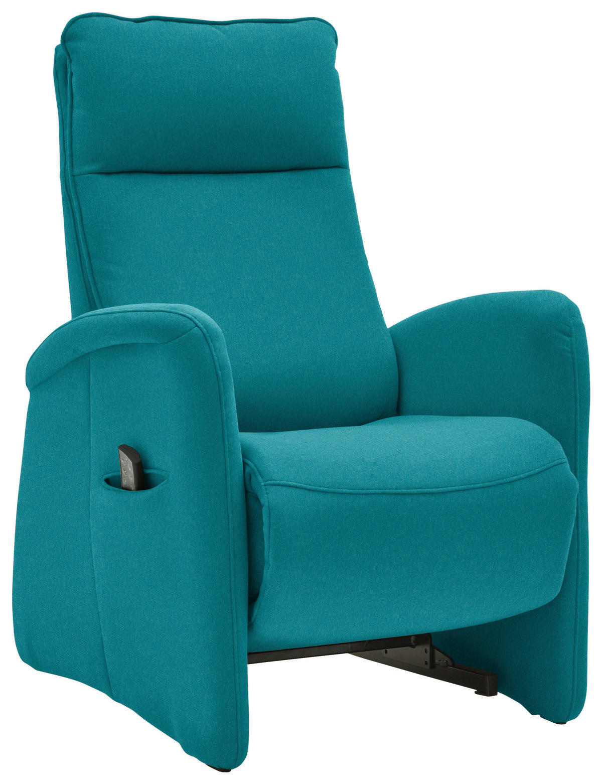 FERNSEHSESSEL Chenille Petrol  - Petrol, Konventionell, Textil (79/114/87-176cm) - Valdera