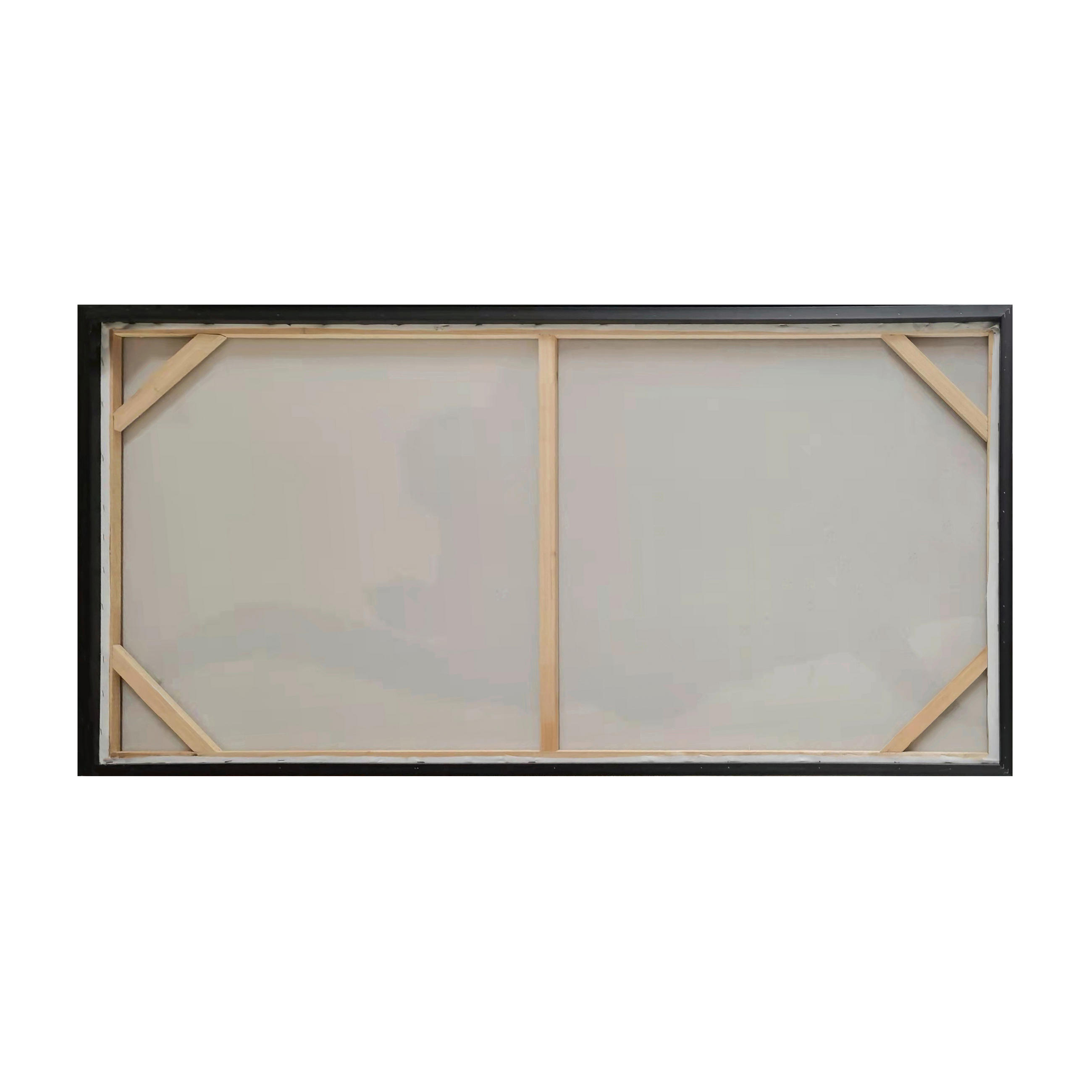 BILD Blätter 30/90 cm  - Schwarz, LIFESTYLE, Holz/Kunststoff (30/90cm) - Monee