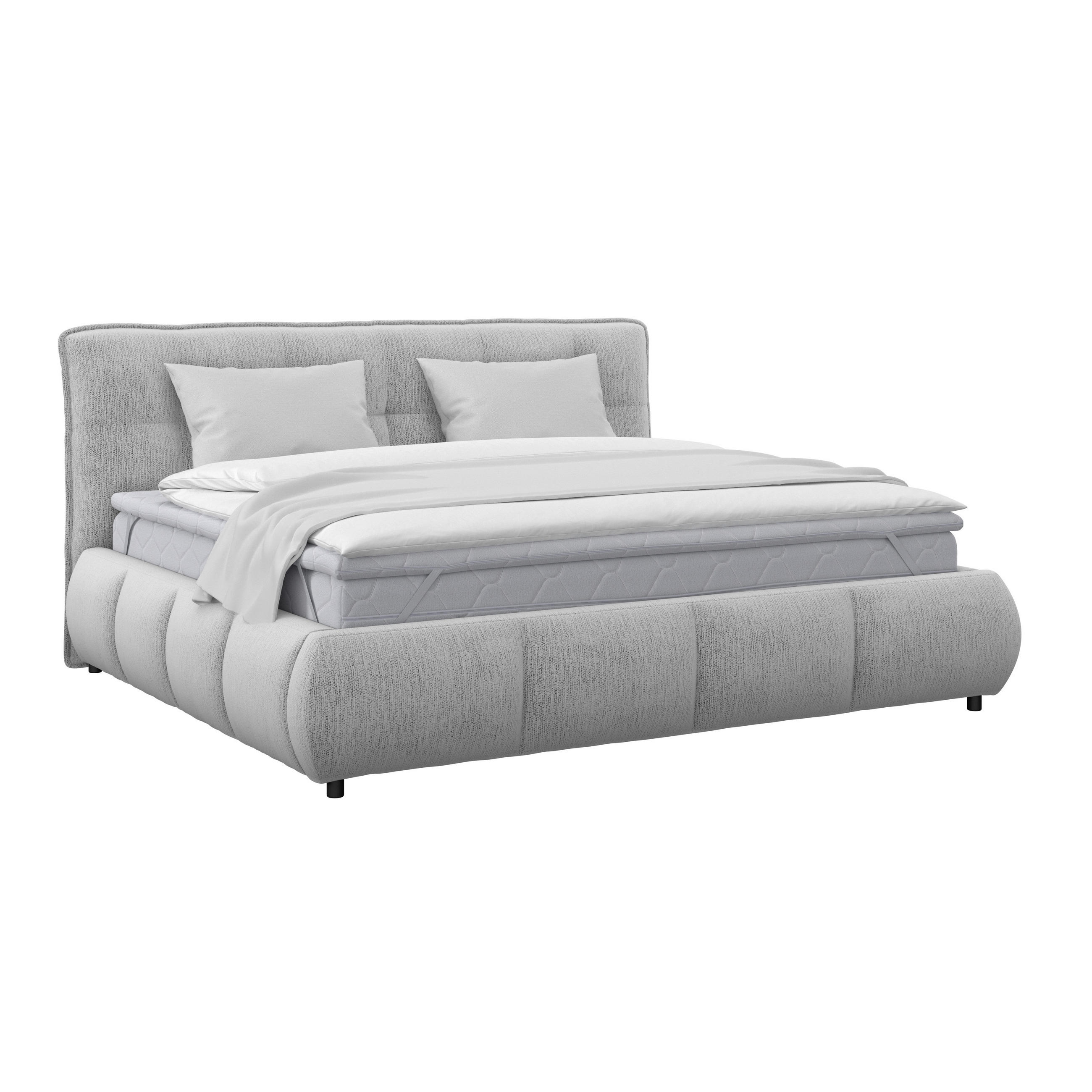 Polsterbett Limo Hellgrau 160x200 Cm