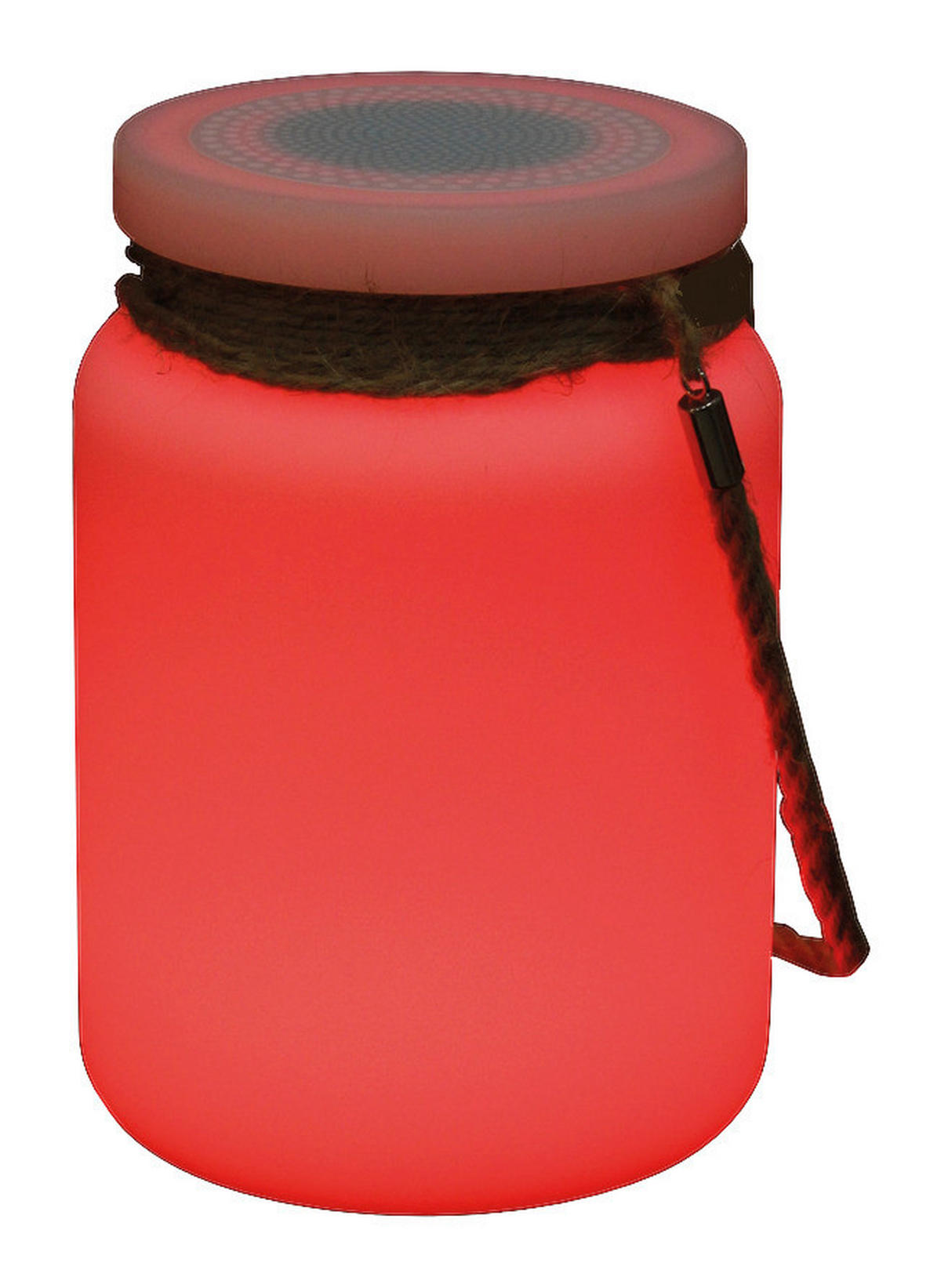 LED LAMPE PARTY 21 cm  - Weiß, Trend, Kunststoff (21cm)