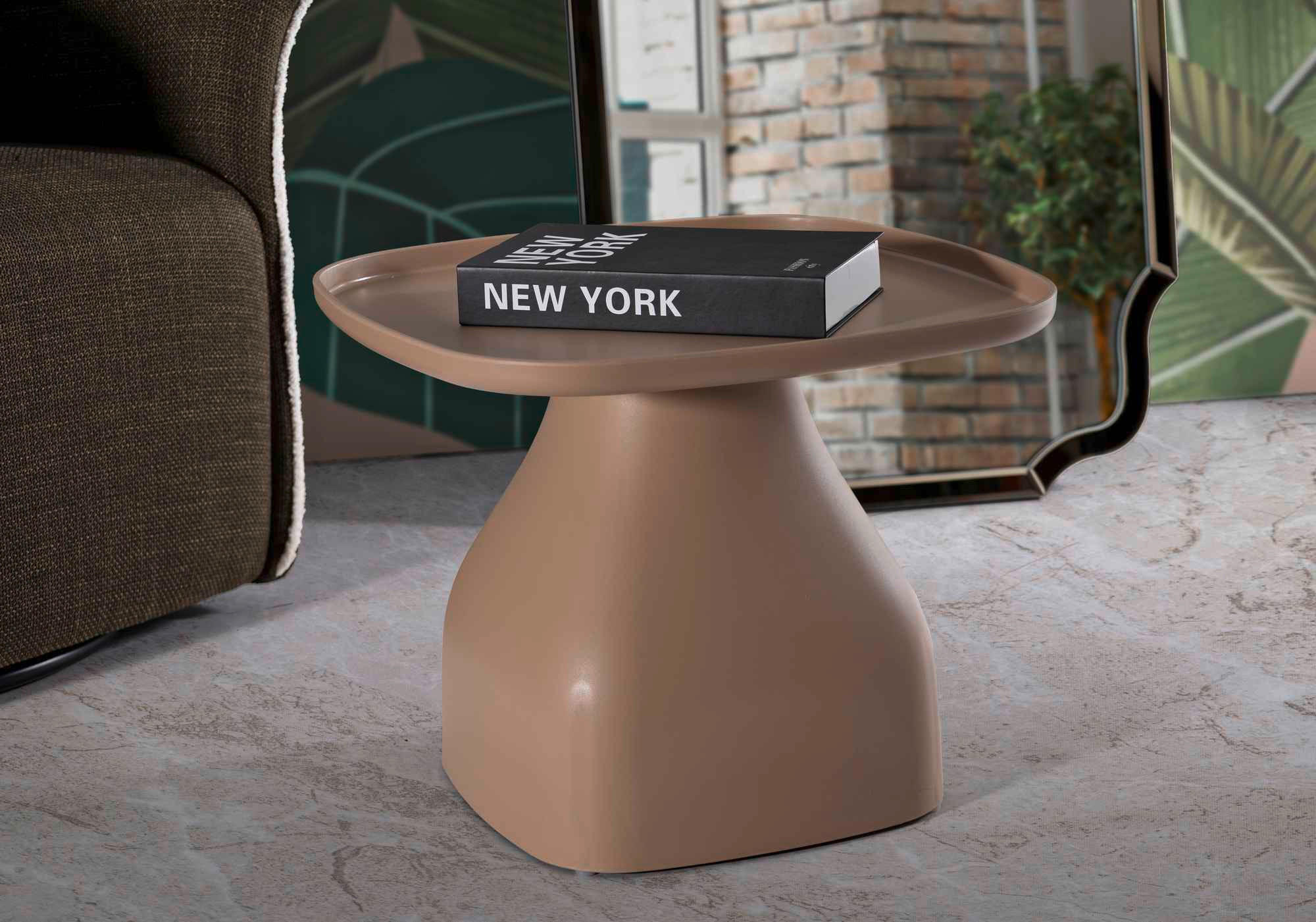COUCHTISCH - Beige, Basics, Kunststoff (48/38/48cm)