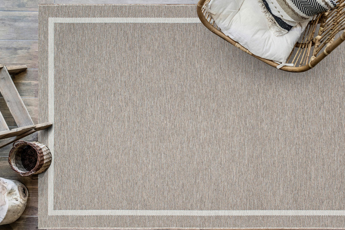 WEBTEPPICH 120/170 cm Amalfi Grau, Taupe, Hellgrau  - Taupe/Hellgrau, KONVENTIONELL, Textil (120/170cm)