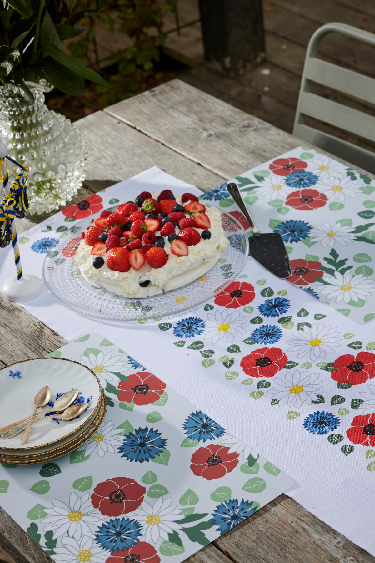 BORDSTABLETT midsummer plast multicolor  - multicolor, Basics, plast (43/28/0.2cm)