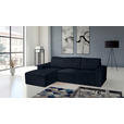 ECKSOFA Anthrazit Chenille - Anthrazit/Schwarz, KONVENTIONELL, Kunststoff/Textil (168/272cm) - Carryhome