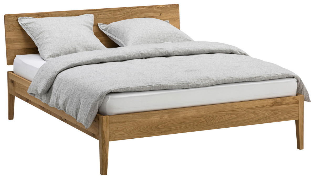 BETT 180/200 cm  in Eichefarben  - Eichefarben, Natur, Holz (180/200cm) - Boxxx