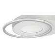 DECKENLEUCHTE    44/48/5 cm  - Chromfarben/Alufarben, Trend, Kunststoff/Metall (44/48/5cm) - Novel