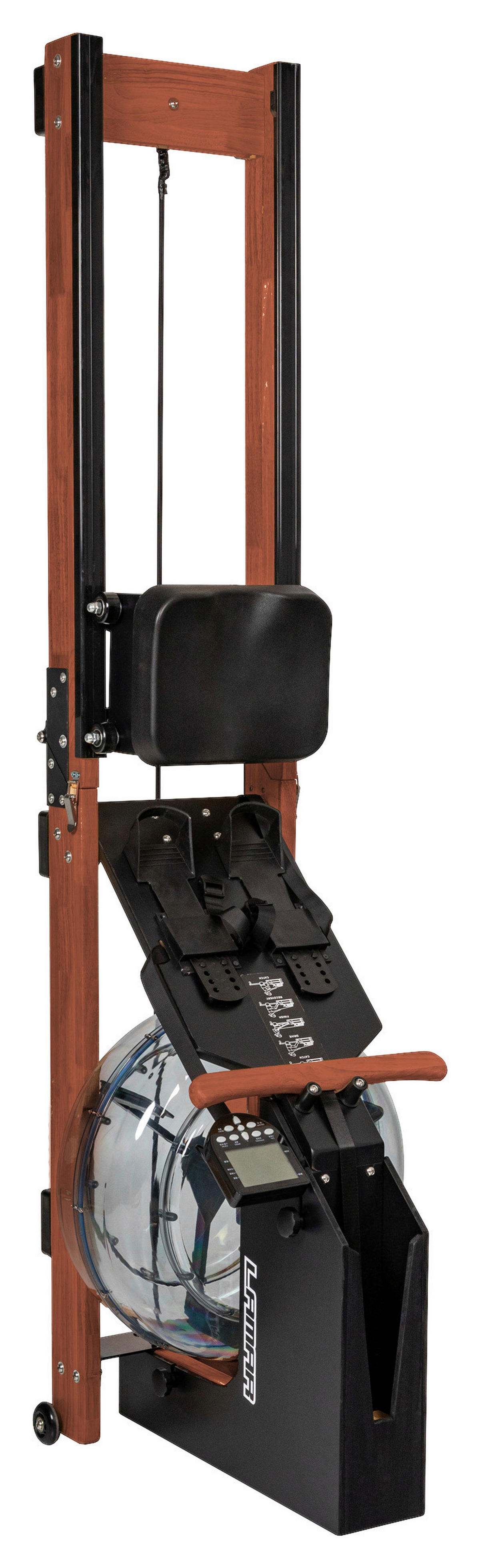 HOLZRUDERGERÄT FALTBAR HRG21 - Dunkelbraun, KONVENTIONELL, Holz/Kunststoff (208/58/58cm)