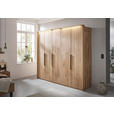 DREHTÜRENSCHRANK 251,9/223,3/62 cm 5-türig Erlefarben, Wildeiche  - Wildeiche/Erlefarben, Design, Holz/Metall (251,9/223,3/62cm) - Valnatura