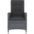 VRTNI STOL pletivo iz umetne mase, polietilen (PE) aluminij siva - naravna/temno siva, Design, kovina/umetna masa (61/106/65cm) - Ambia Garden VRTNI STOL pletivo iz umetne mase, polietilen (PE) aluminij siva - naravna/temno siva, Design, kovina/umetna masa (61/106/65cm) - Ambia Garden