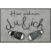 COVORAȘ DE INTRARE 50/75 cm  - gri, Design, plastic/textil (50/75cm) - wash+dry