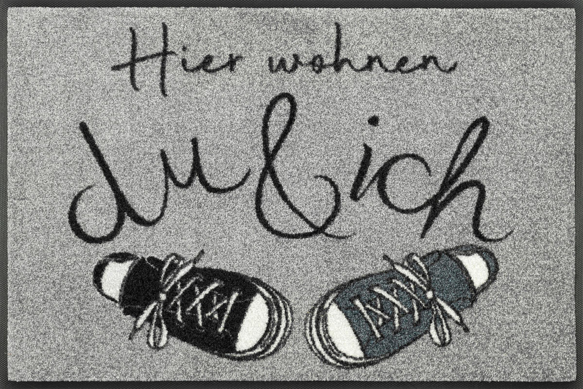 COVORAȘ DE INTRARE 50/75 cm  - gri, Design, plastic/textil (50/75cm) - wash+dry