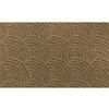 FUßMATTE 45/75 cm Waves Taupe  - Beige, KONVENTIONELL, Kunststoff/Textil (45/75cm) - wash+dry