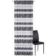 FERTIGVORHANG halbtransparent  - Schwarz, Design, Textil (140/255cm) - Novel