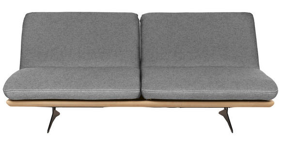 SCHLAFSOFA Palermo in Grau, Eichefarben  - Eichefarben/Beige, Design, Holz/Textil (204/92/90cm) - Dieter Knoll