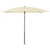 SONNENSCHIRM 230x190 cm Naturfarben  - Anthrazit/Naturfarben, Basics, Textil/Metall (230/190cm) - Doppler