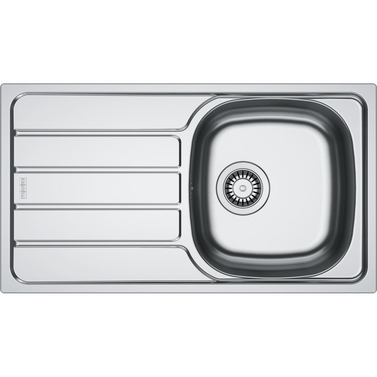 SPÜLE 1010729490  - Edelstahlfarben, Basics, Metall (78/43,5/15cm) - Franke