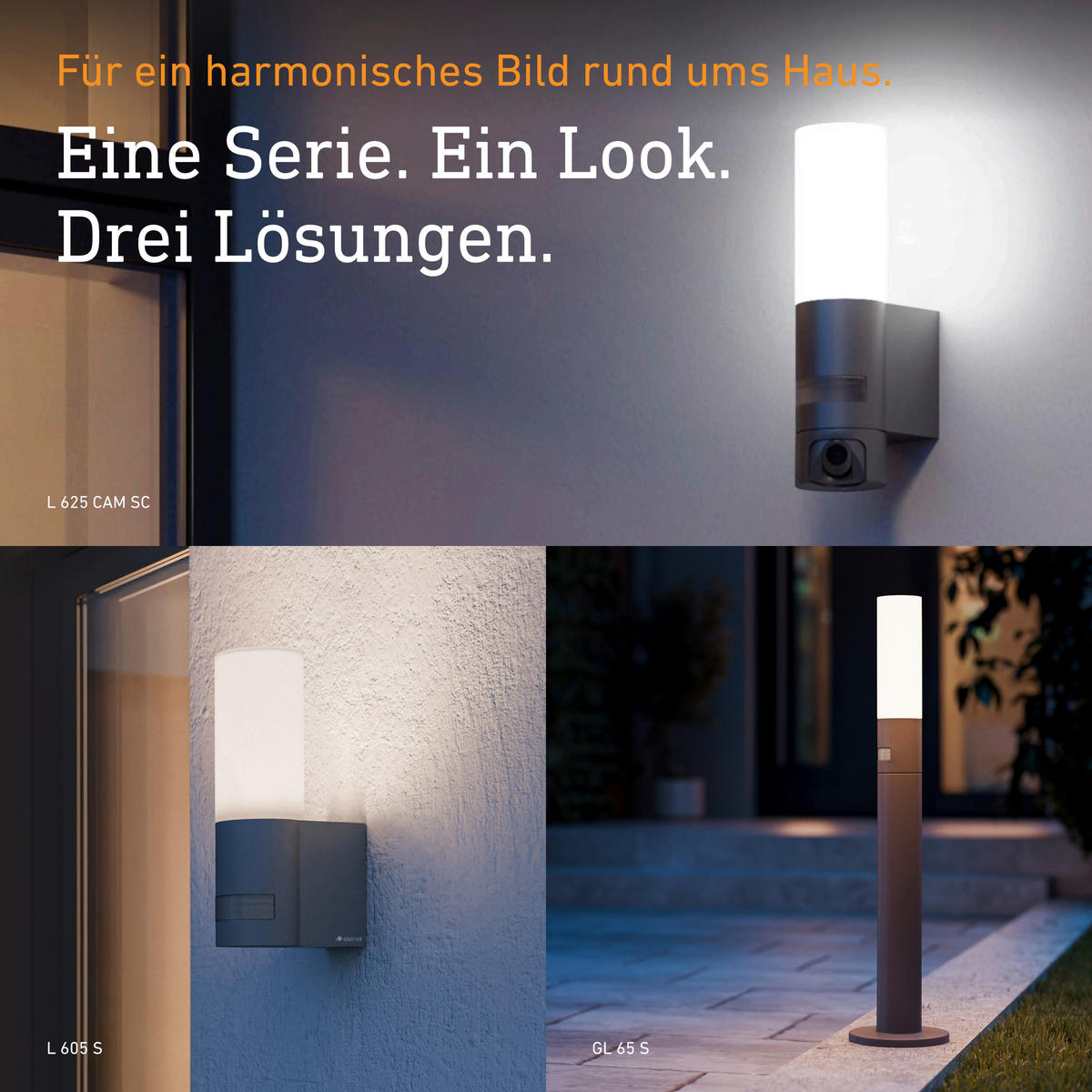 AUSSENLEUCHTE L 600er 7,8/26/13,1 cm  - Anthrazit, Trend, Metall (7,8/26/13,1cm) - Steinel
