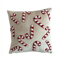 ZIERKISSEN  45/45 cm   - Rot, Trend, Textil (45/45cm) - X-Mas