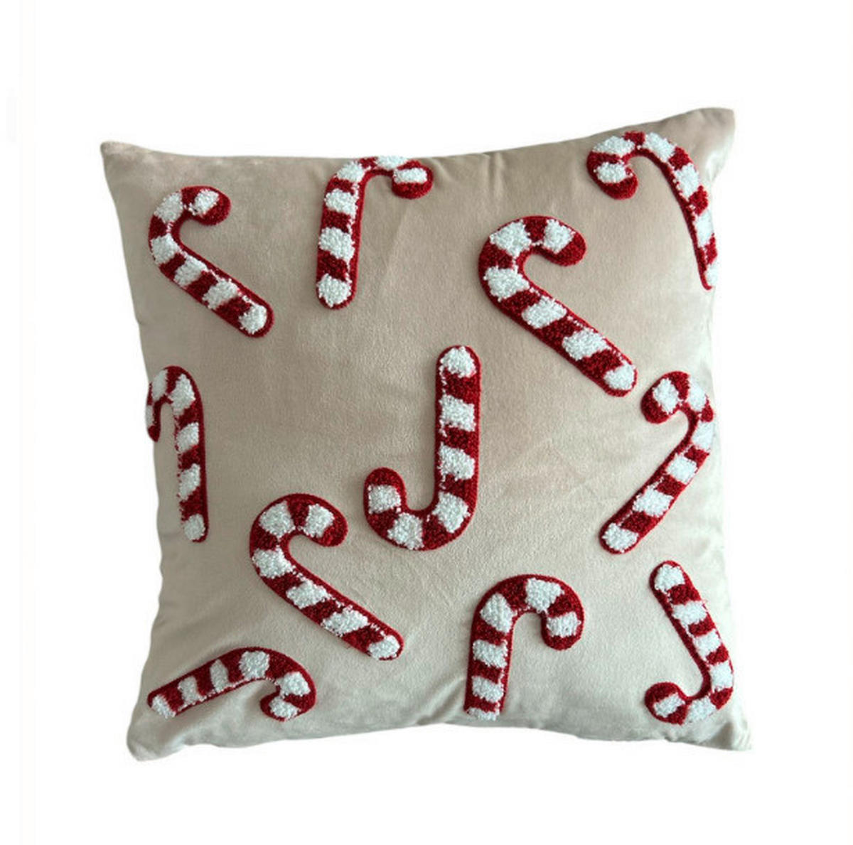 ZIERKISSEN  45/45 cm   - Rot, Trend, Textil (45/45cm) - X-Mas