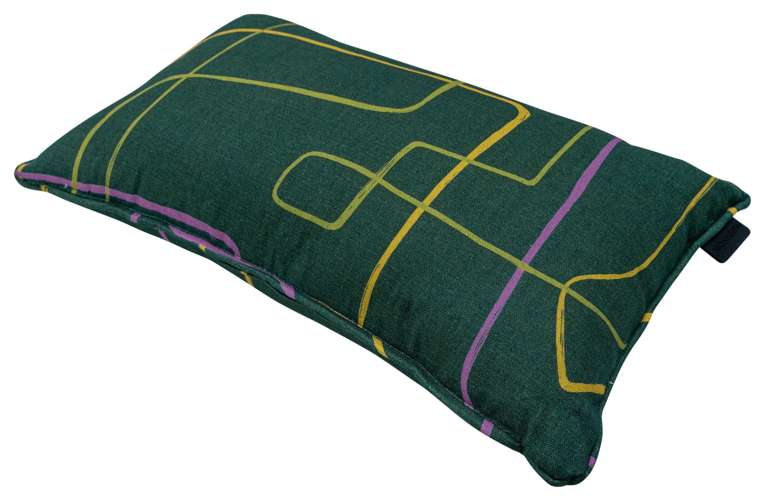 ZIERKISSEN in Grün Struktur  - Grün, Basics, Textil (50/30/10cm)