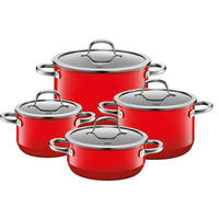 SET ŠERPI 4 dela  - crvena, Osnovno, metal - Silit