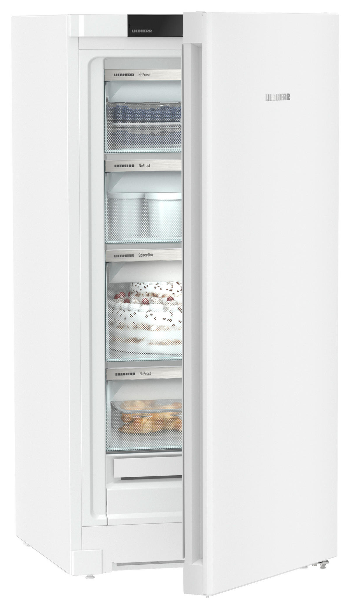 GEFRIERSCHRANK FND4224  - Weiß, Basics, Metall (59,7/125,5/67,5cm) - Liebherr