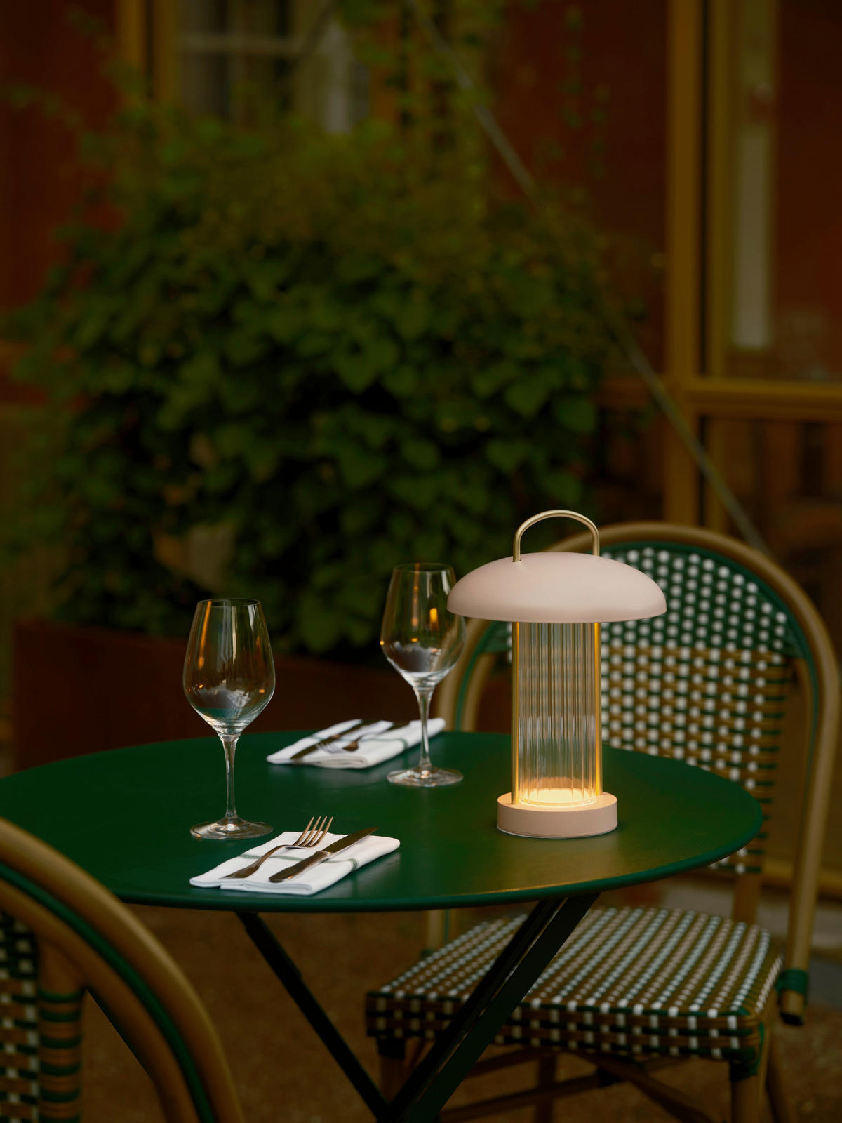 AKKU-TISCHLEUCHTE 20/29 cm   - Hellrosa/Beige, Design, Kunststoff (20/29cm) - Nordlux