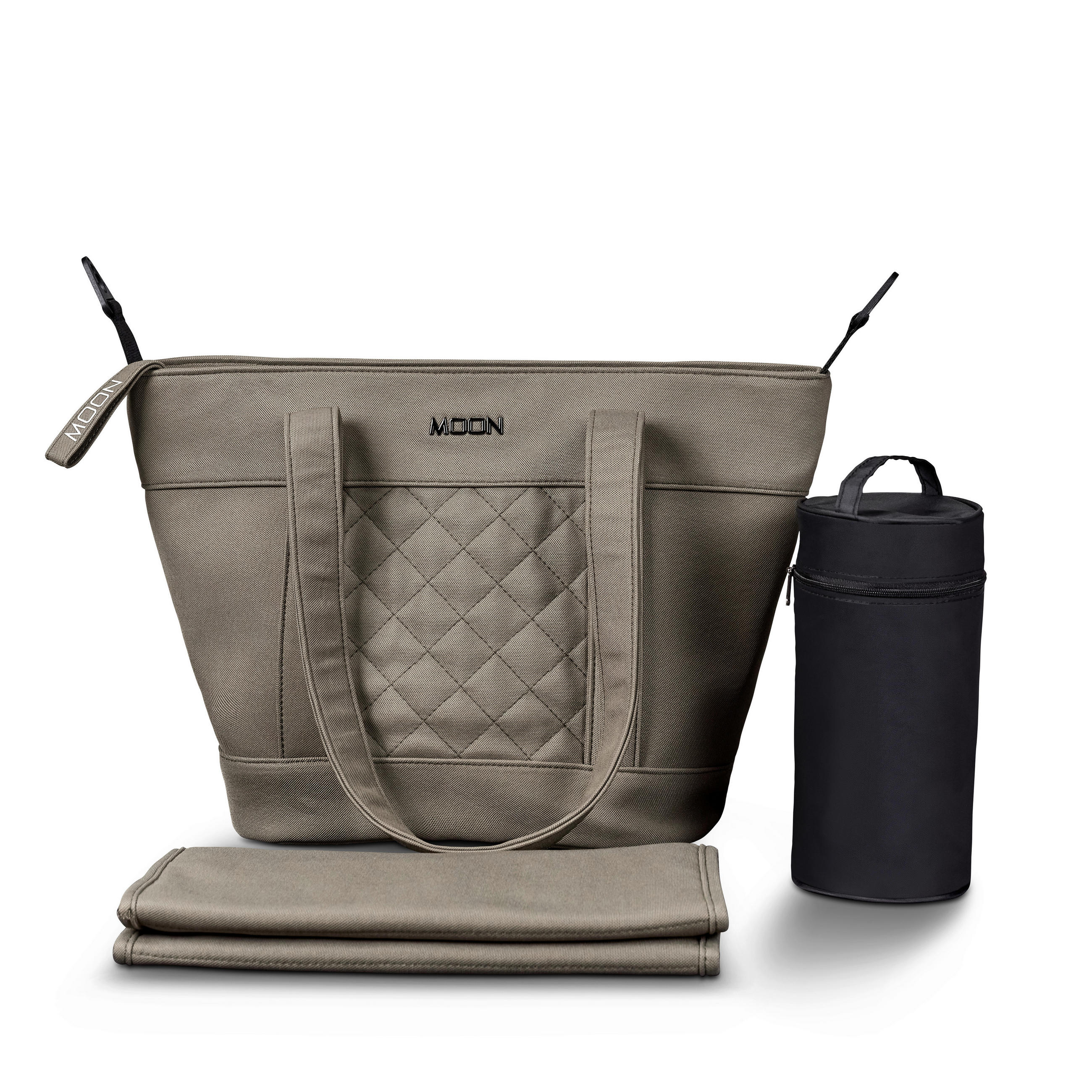 TORBA ZA PREVIJANJE  V-Shape Bag   - boje blata, Basics, tekstil (41/16/28cm) - Moon