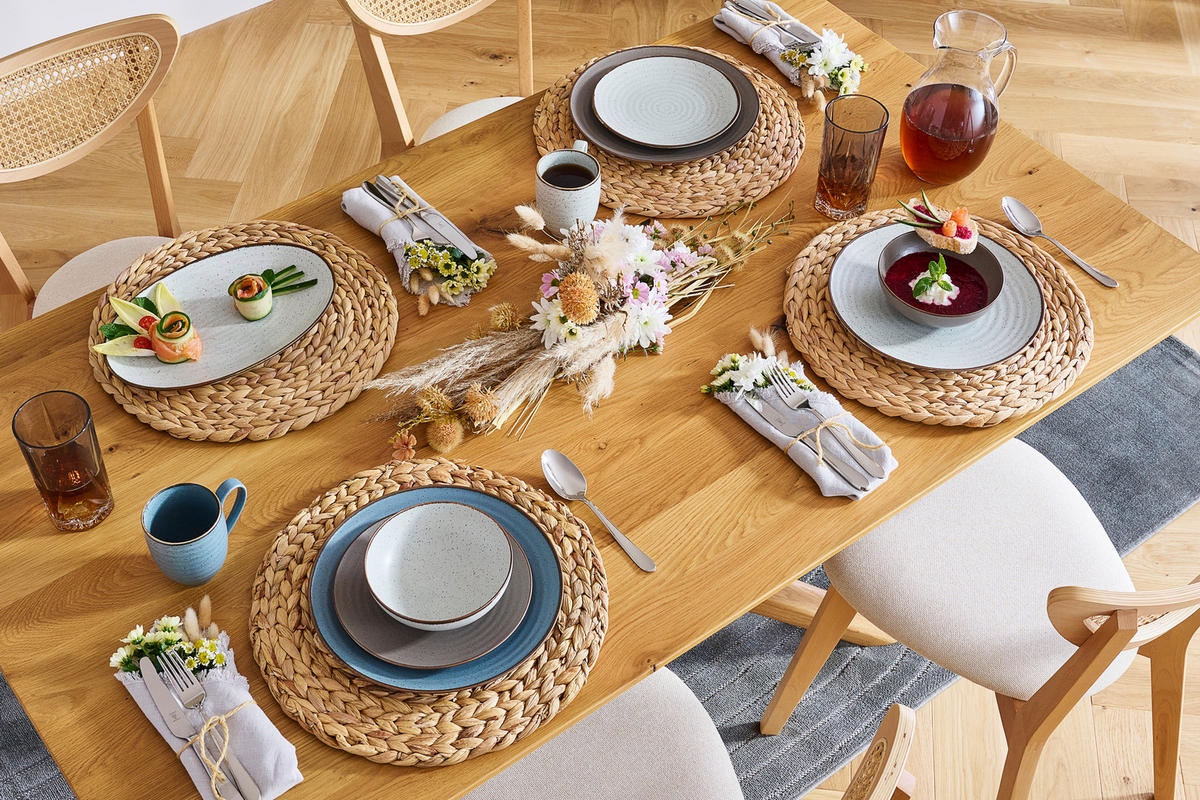 ESSTISCH in Holz 160/90/76 cm  - Eichefarben, Design, Holz (160/90/76cm) - Koinor