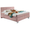 BOXSPRINGBETT 160/200 cm  in Rosa  - Chromfarben/Rosa, Konventionell, Kunststoff/Textil (160/200cm) - Hom`in