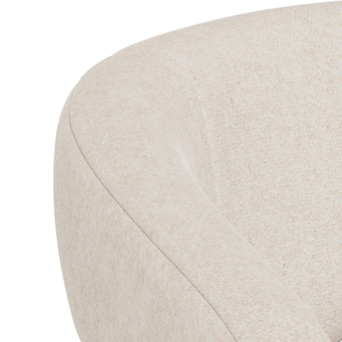 ARMLEHNSTUHL   Flachgewebe  - Beige, MODERN, Textil/Metall (58/76/55cm) - MID.YOU