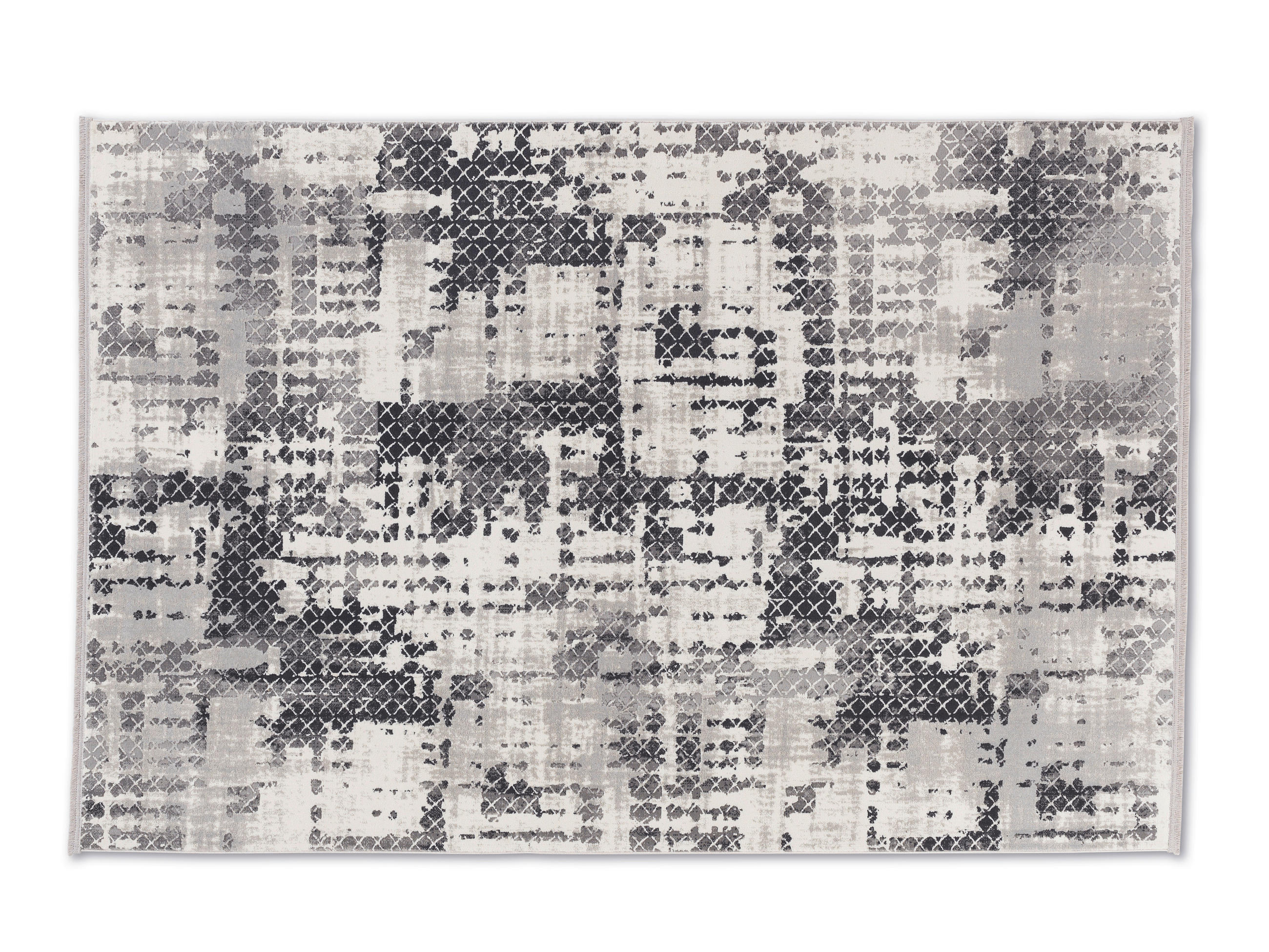 WEBTEPPICH 133/190 cm Anthrazit, Creme  - Anthrazit/Creme, Design, Textil (133/190cm) - Novel