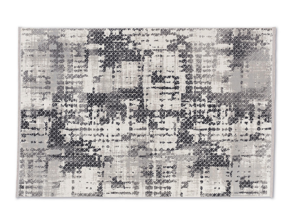 WEBTEPPICH 160/230 cm Anthrazit, Creme  - Anthrazit/Creme, Design, Textil (160/230cm) - Novel