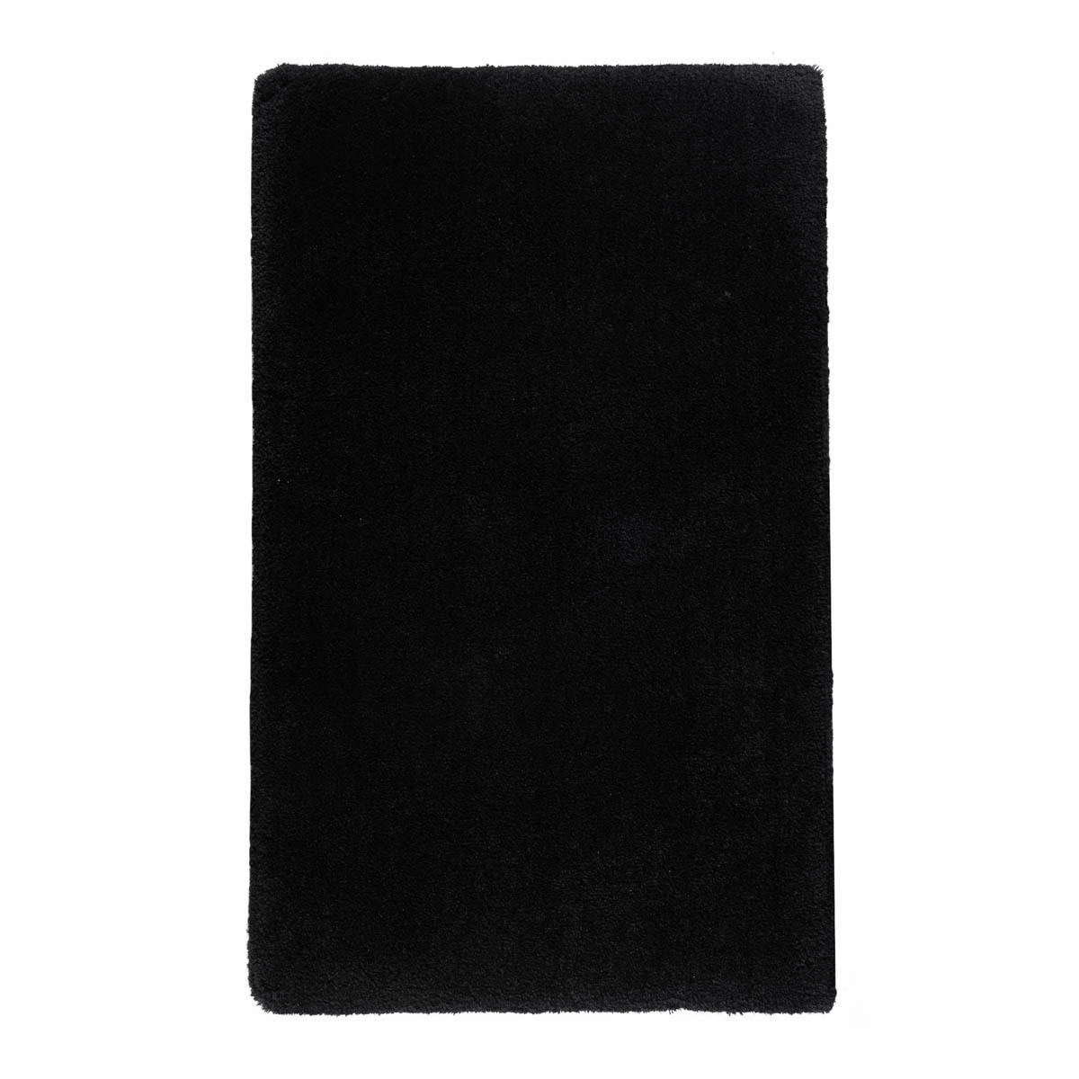 BADTEPPICH Schwarz 100/60 cm  - Schwarz, Basics, Kunststoff/Textil (100/60cm) - Aquanova