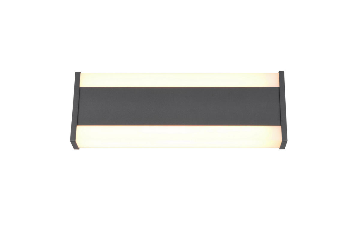 AUßENWANDLEUCHTE   - Anthrazit, Basics, Metall (10,7/30/6cm)
