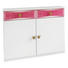 KOMMODE Rosa, Weiß - Goldfarben/Rosa, Design, Holzwerkstoff/Kunststoff (100/86/38cm) - Carryhome KOMMODE Rosa, Weiß - Goldfarben/Rosa, Design, Holzwerkstoff/Kunststoff (100/86/38cm) - Carryhome