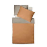 KÉTOLDALAS ÁGYNEMŰHUZAT 140/200 cm  - terrakotta/taupe, Basics, textil (140/200cm) - Fleuresse