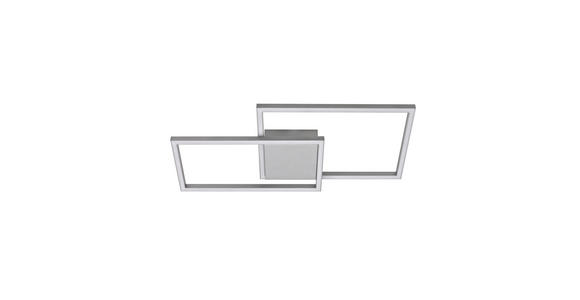 LED-DECKENLEUCHTE 0.2 W    49/24,5/5 cm  - Silberfarben, Design, Metall (49/24,5/5cm) - Boxxx