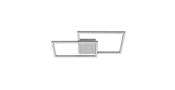 LED-DECKENLEUCHTE 49/24,5/5 cm   - Silberfarben, Trend, Metall (49/24,5/5cm) - Boxxx